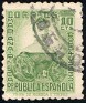 Spain 1934 Characters 10 CTS Green Edifil 682. Uploaded by Mike-Bell